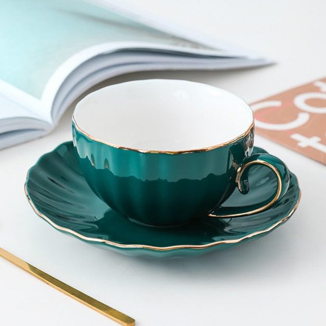 Niedliche kreative Porzellan Tasse und Untertasse Keramiken | Karnz