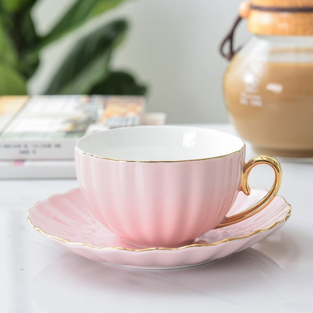 Niedliche kreative Porzellan Tasse und Untertasse Keramiken | Karnz
