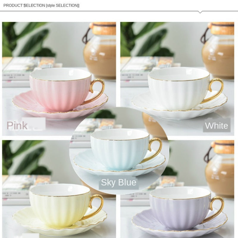 Niedliche kreative Porzellan Tasse und Untertasse Keramiken | Karnz