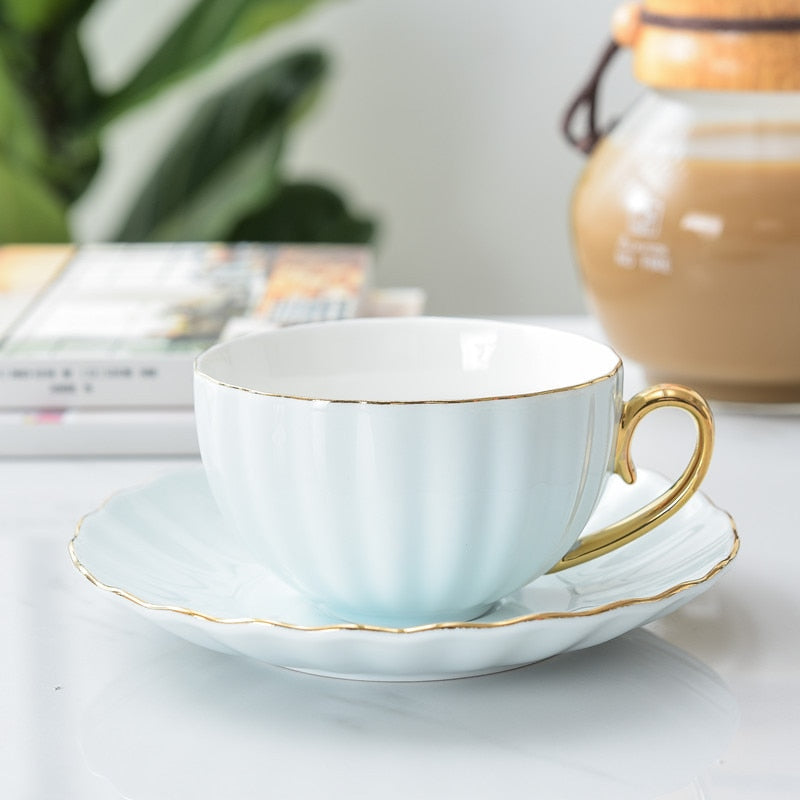 Niedliche kreative Porzellan Tasse und Untertasse Keramiken | Karnz