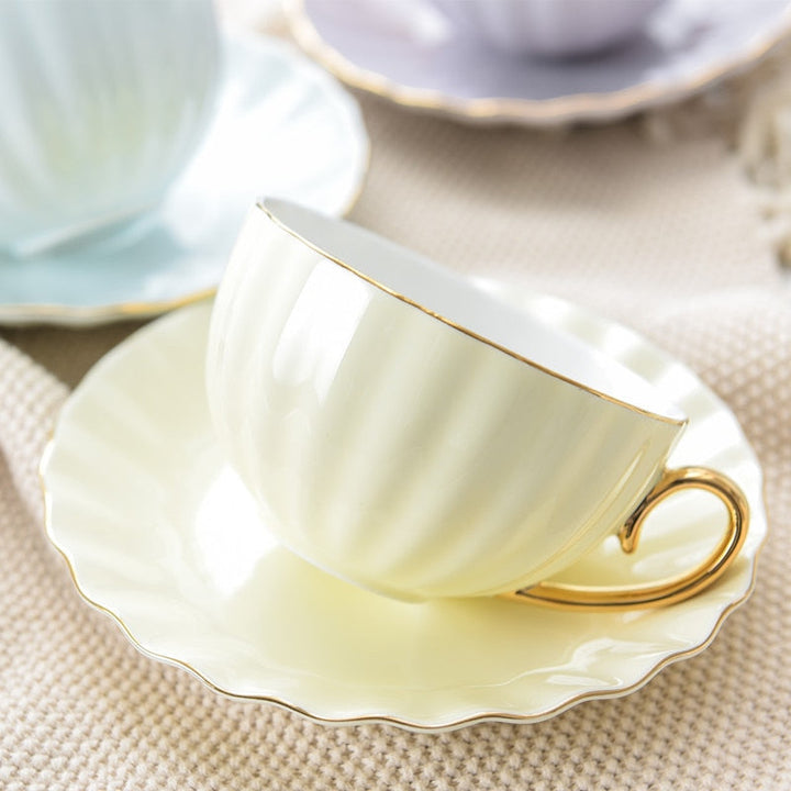 Niedliche kreative Porzellan Tasse und Untertasse Keramiken | Karnz