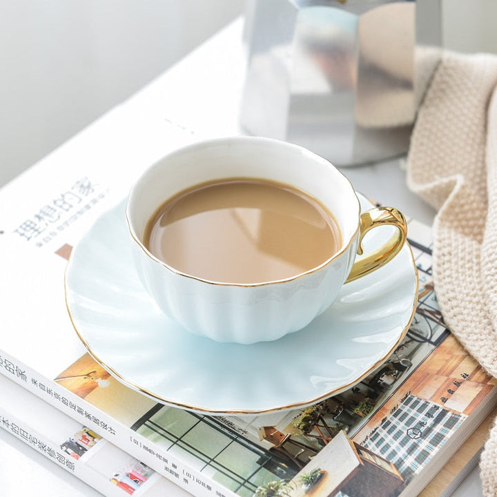 Niedliche kreative Porzellan Tasse und Untertasse Keramiken | Karnz