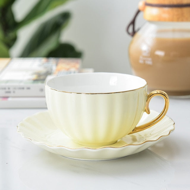 Niedliche kreative Porzellan Tasse und Untertasse Keramiken | Karnz