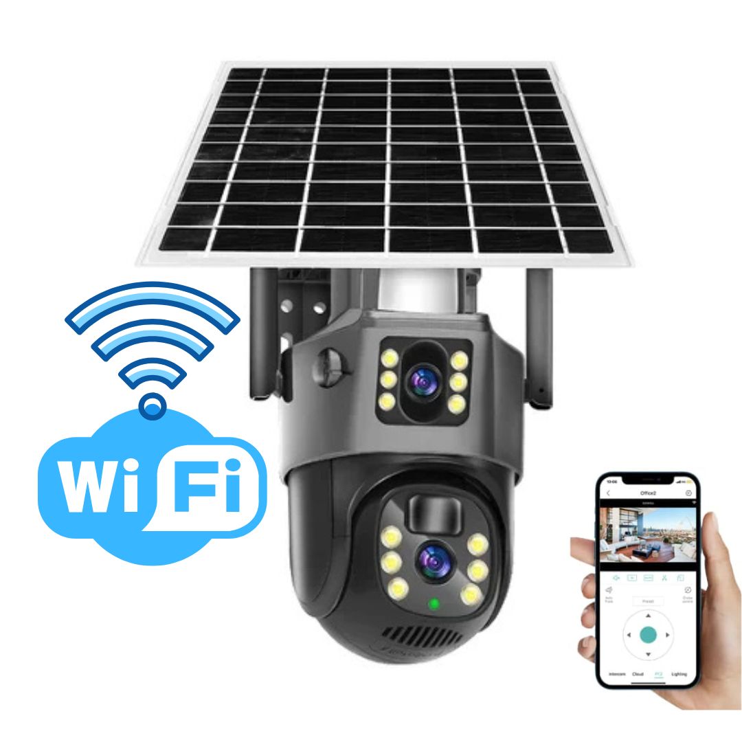 DualGuard Solar 4K – Drahtlose 4K Sicherheitskamera mit Solarpanel und 4G | Karnz