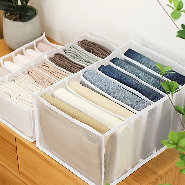 7 Gitter Kleiderschrank Kleidung Mesh Divider Organizer | Karnz