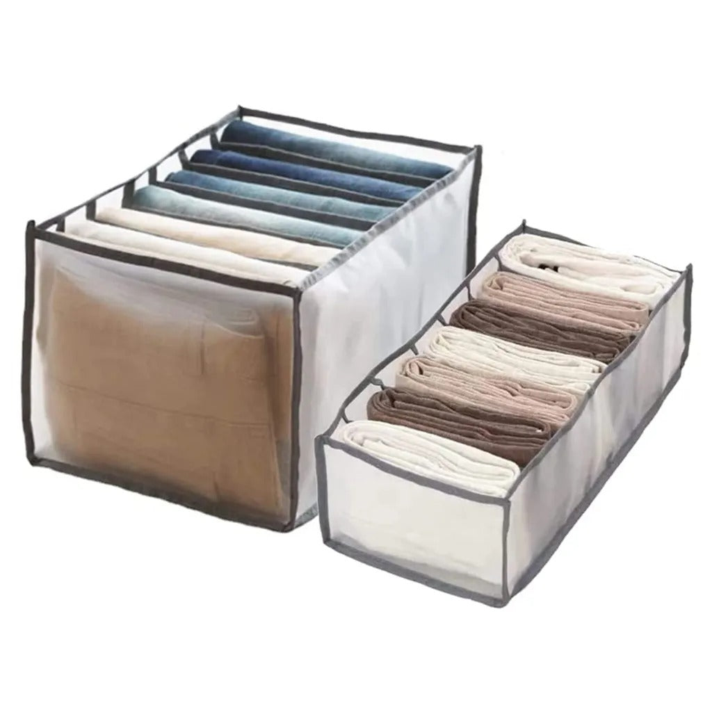 7 Gitter Kleiderschrank Kleidung Netzteiler Organizer | Karnz
