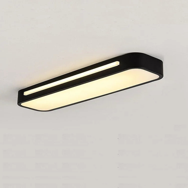 Nordische minimalistische lange LED-Deckenleuchte