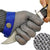 Lebensmittelgeeignetes Edelstahl-Metallgewebe-Handschuh