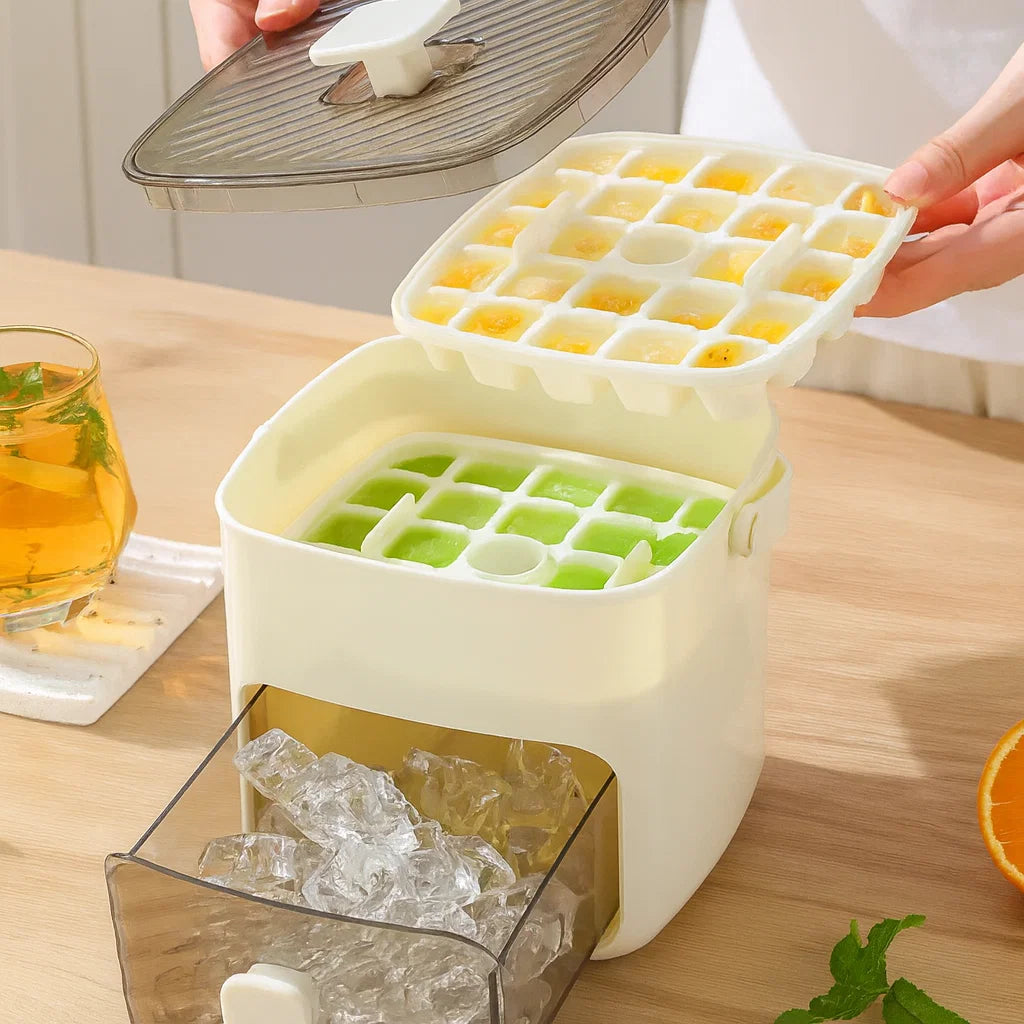 FreezeNinja — Perfekte Eiswürfel auf Knopfdruck für stressfreie Erfrischung und makellose Frische! | Karnz