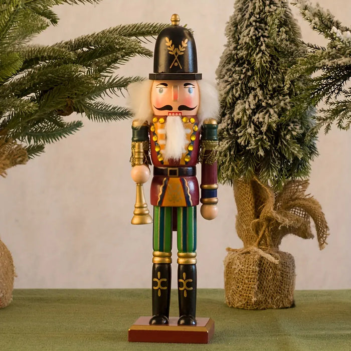 Karnz | NussknackerJoy - Holz Nussknacker Soldatenfigur für zeitlosen Weihnachtszauber