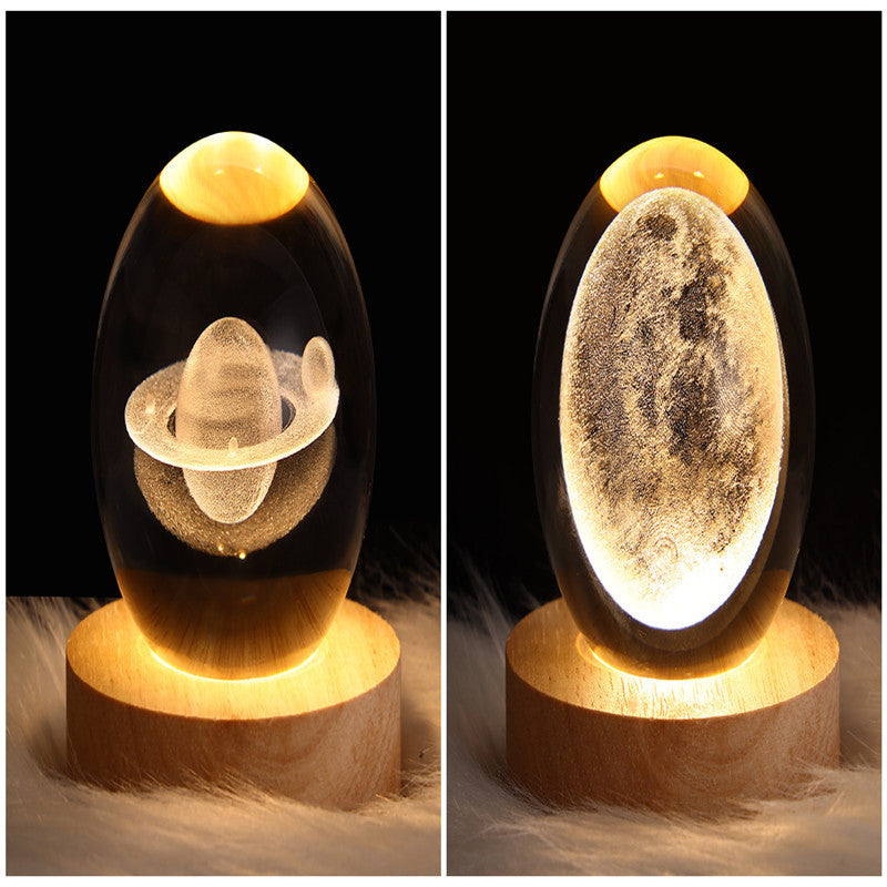 3D Galaxy Kristallkugel LED Nachtlicht | Karnz