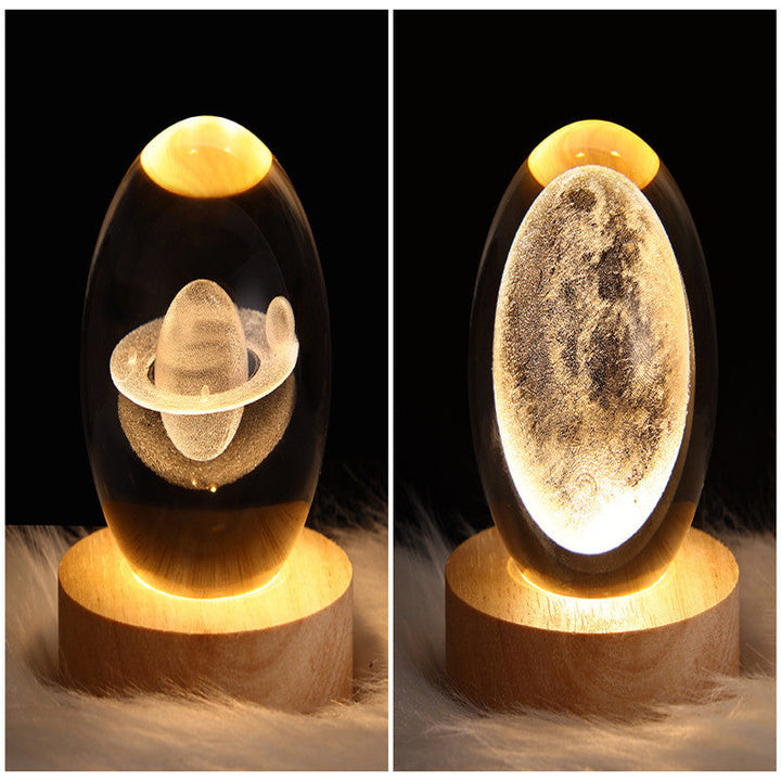 3D Galaxy Kristallkugel LED Nachtlicht | Karnz