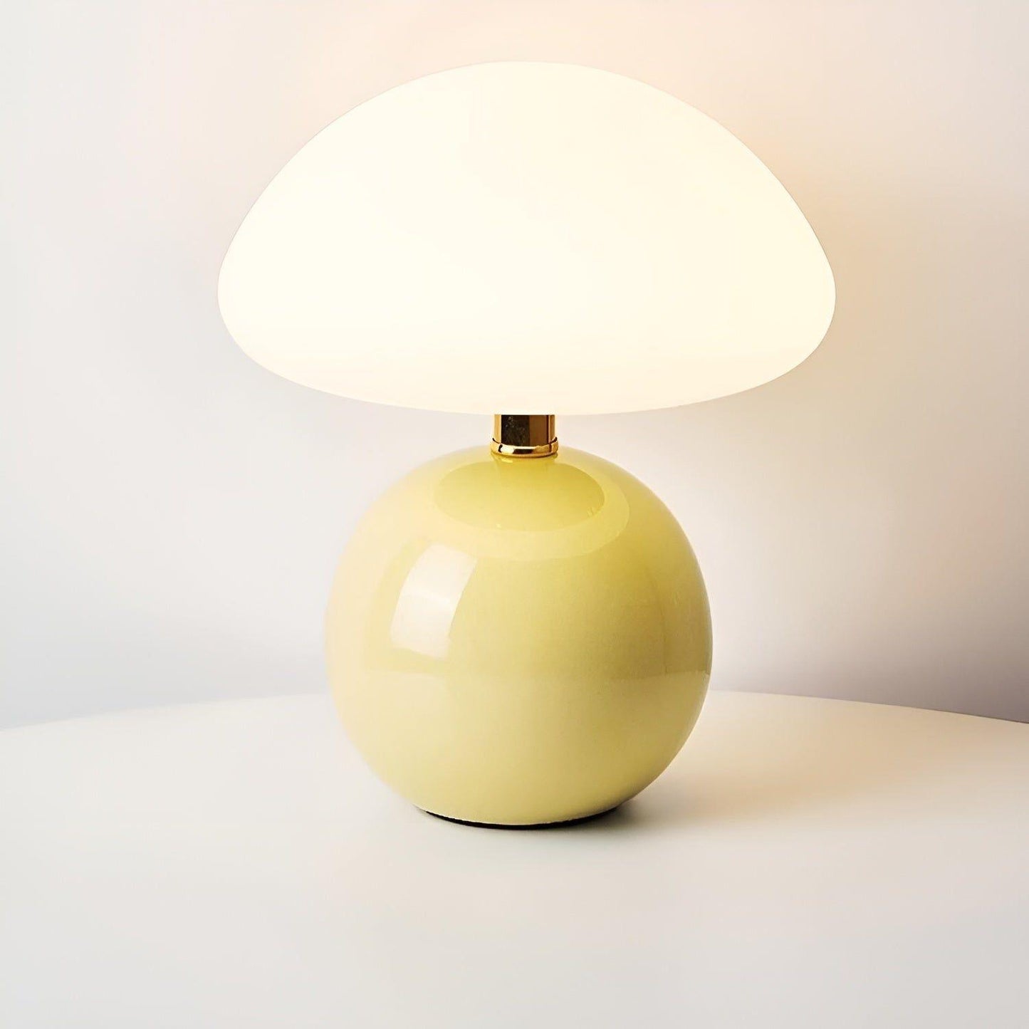 CreamyShine Lampe – Gemütliche Pilz-Nachttischlampe