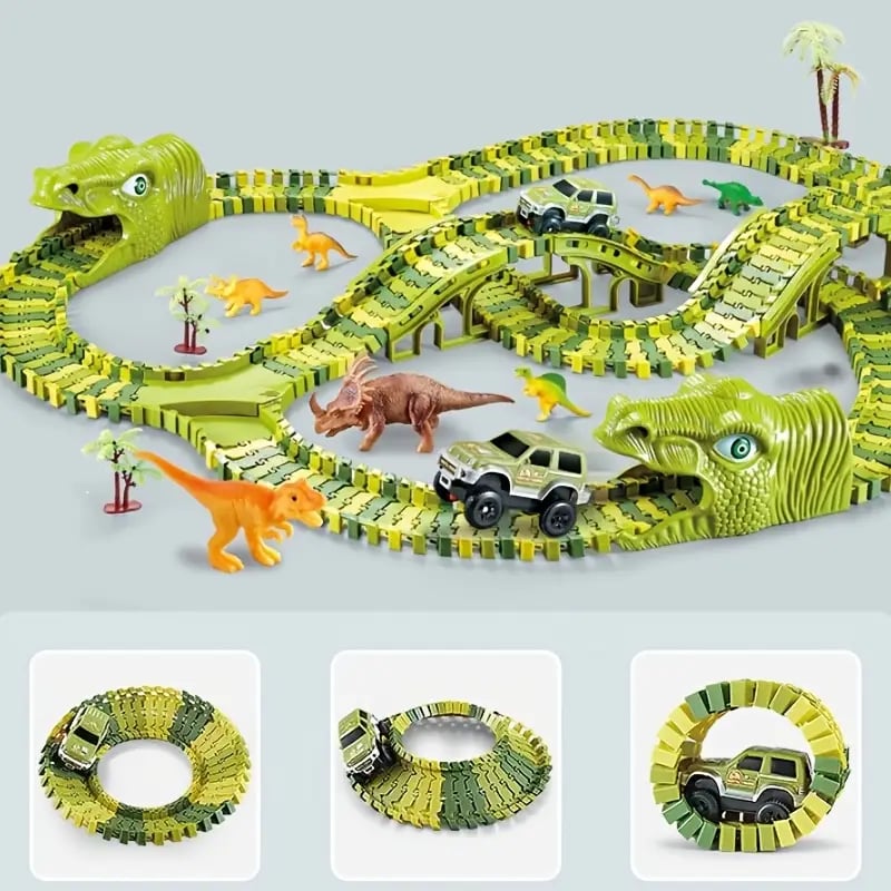 Flexibles Schienenspielzeugset | Perfekt für die Freizeit | Karnz