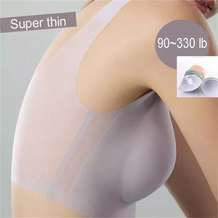 Karnz | Damen Ultra-Dünnes Plus Size Eis Seide Komfort-BH