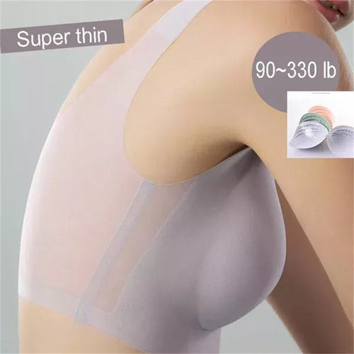 Karnz | Damen Ultra-Dünnes Plus Size Eis Seide Komfort-BH