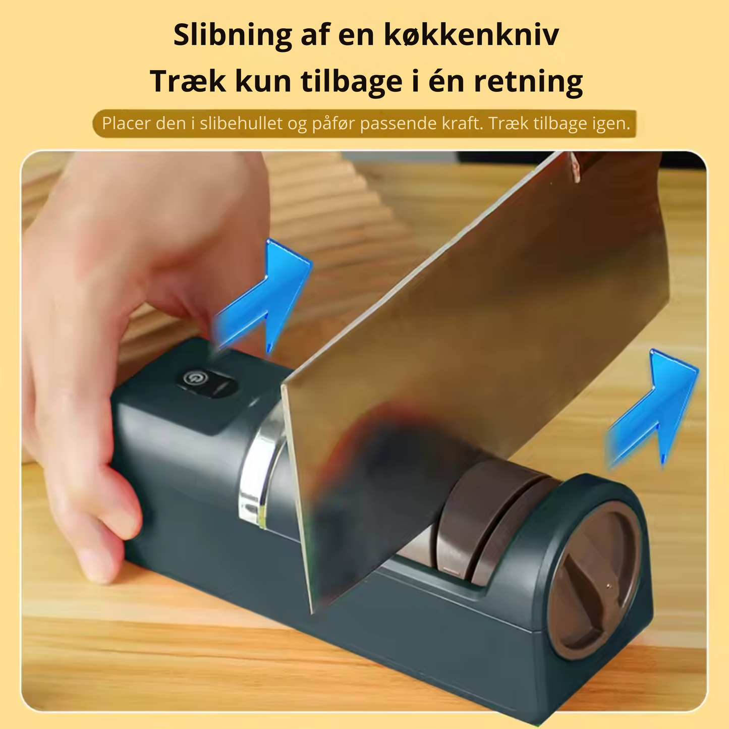 Elektrischer Messerschärfer mit Akku 1200mAh | Karnz