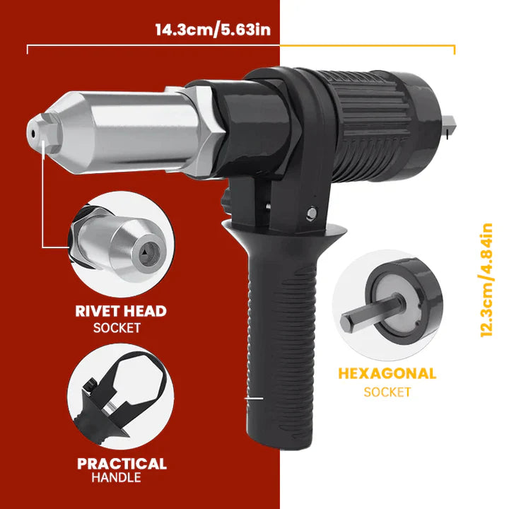 Nietzange-Adapter für Akkubohrer – SpeedRivet | Karnz