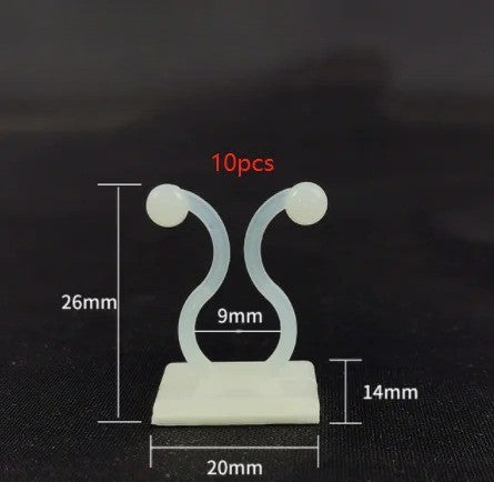Selbstklebende Pflanzenhalter Mini Wandclips | Karnz