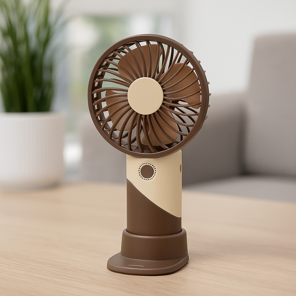 ColorTwist™ Mini Ventilator – 3-Geschwindigkeit Wiederaufladbarer Tragbarer Ventilator | Karnz