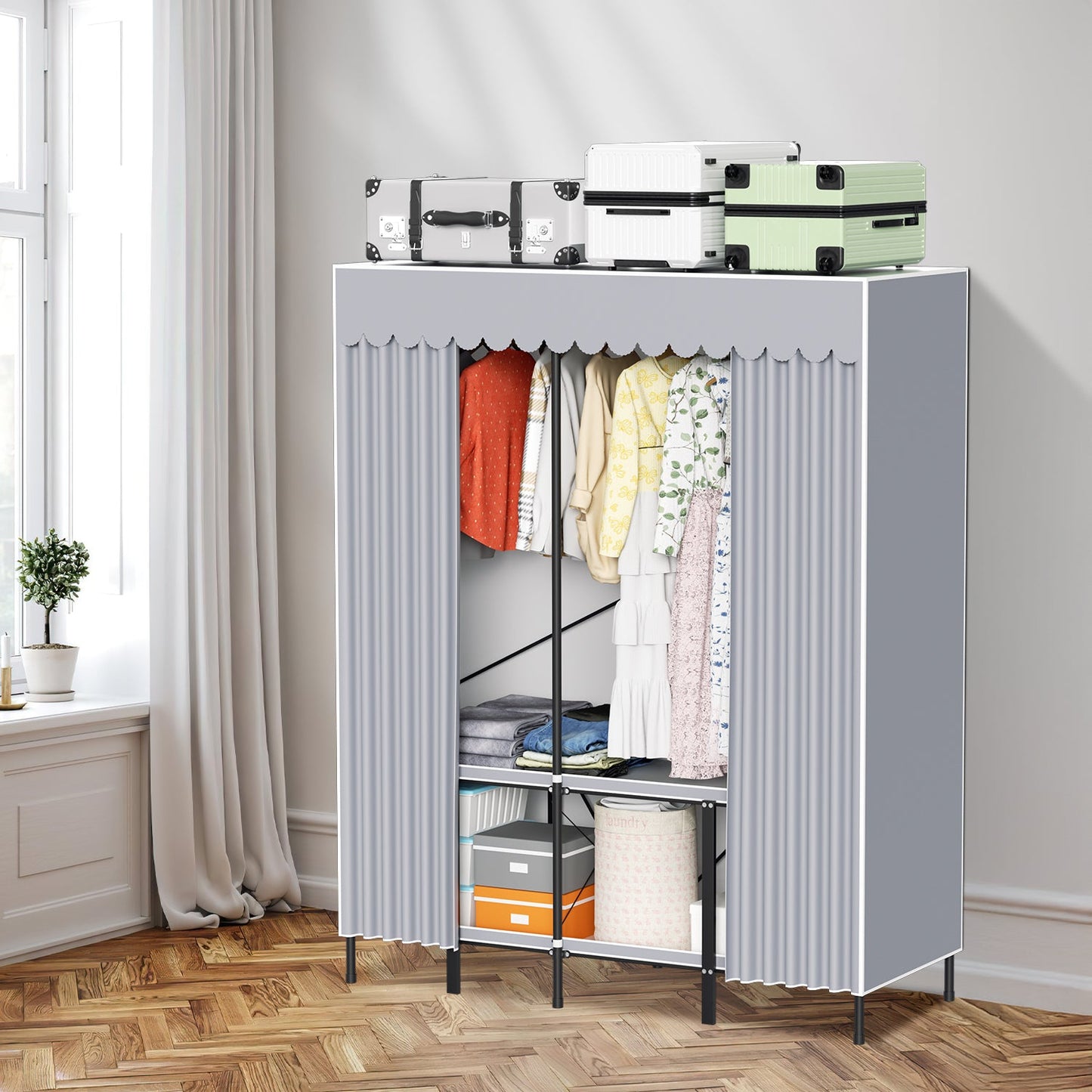 Klappbarer Kleiderschrank Schlafzimmerschrank | Karnz