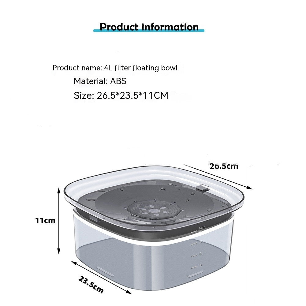 70oz auslaufdichte Hundewasserflasche mit sichtbarem Wasserstand | Karnz