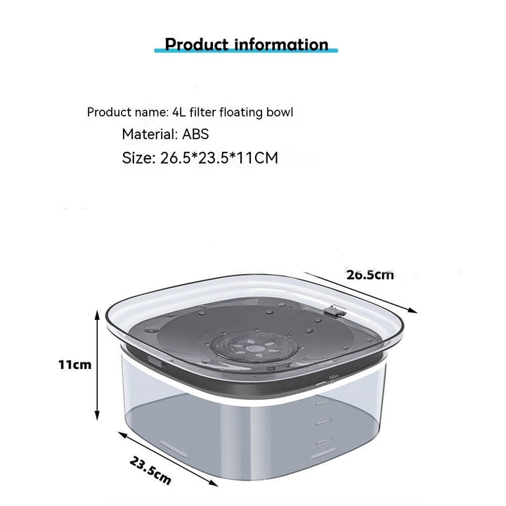 70oz auslaufdichte Hundewasserflasche mit sichtbarem Wasserstand | Karnz