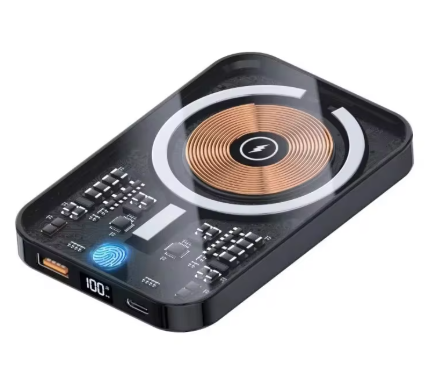 Karnz | Transparente Magnetische Mini Wireless Power Bank