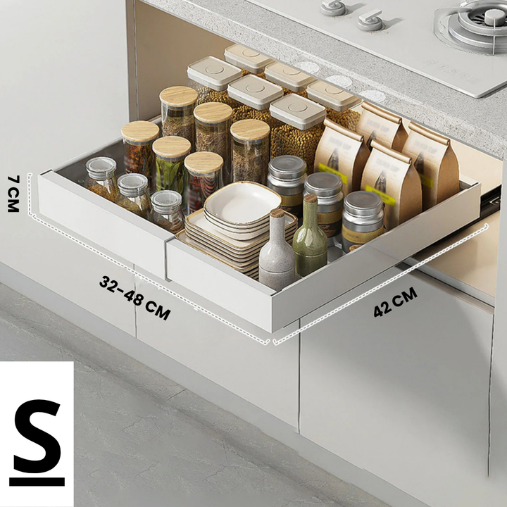 FlexiShelf Pro — Endlich perfekte Ordnung, die dir den Küchenalltag erleichtert | Karnz