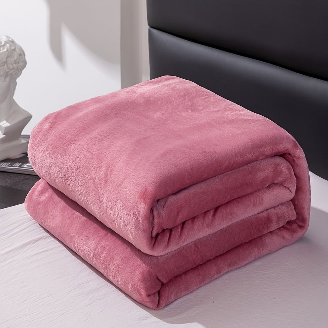 Ganzjahresweiches graues Flanell-Blanket für ultimativen Komfort