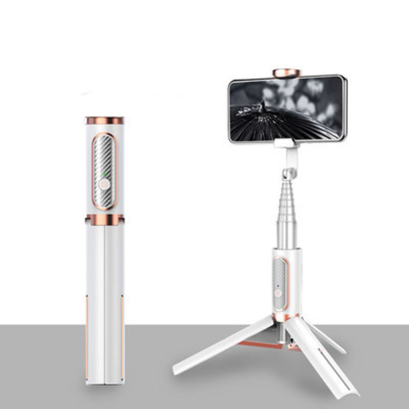 Karnz | Kompakter ausziehbarer Bluetooth-Selfie-Stick, mit stabilem Stativ und 360° drehbarem Design