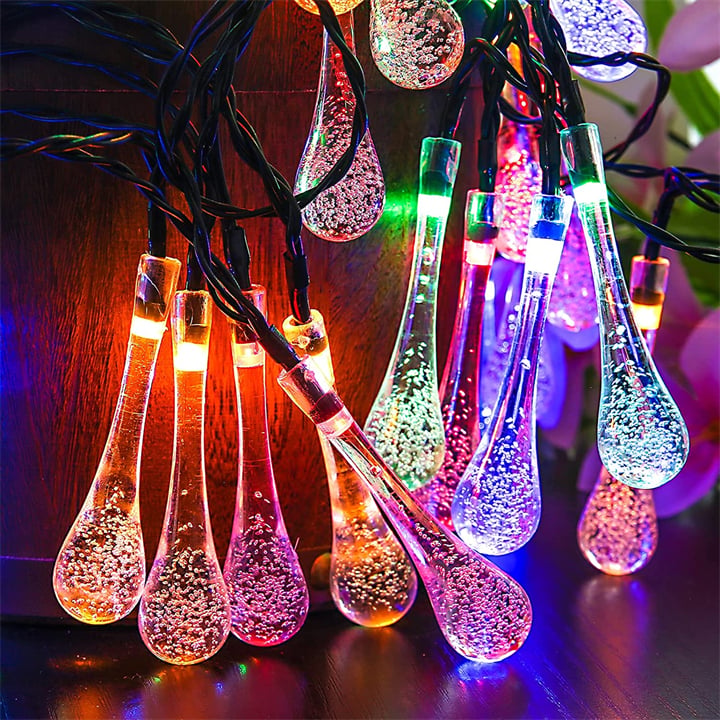 8 Modi Wasser Tropfen Solar Lichter | Karnz