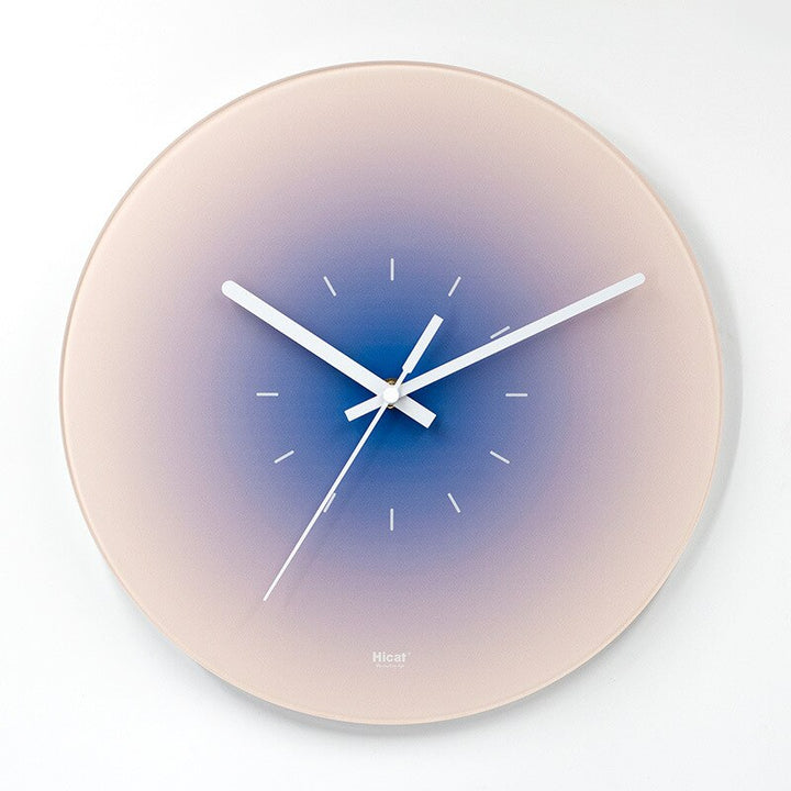 Stilvolle Luxus-Glaswanduhr – geräuschloses Uhrwerk, einzigartiges Design, erhältlich in 9 Farben