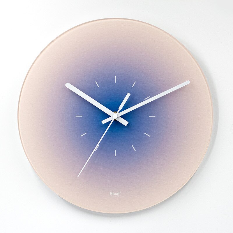 Stylische Luxus Wanduhr aus Glas - Lautloser Betrieb, einzigartiges Design, erhältlich in 9 Farben | Karnz