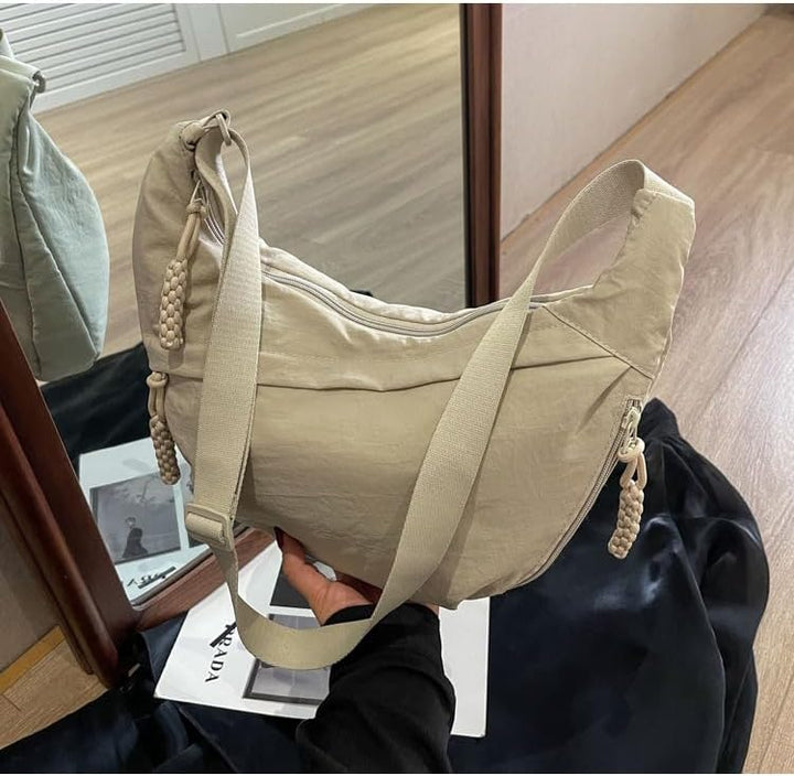 EVERCARRY – Nylon-Schultertasche mit intelligenten Fächern für den täglichen Gebrauch