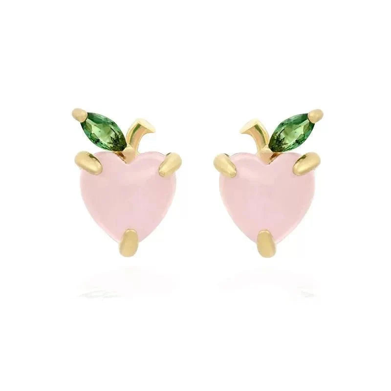 Karnz | Zierliche Obst Hoop & Stud Ohrringe