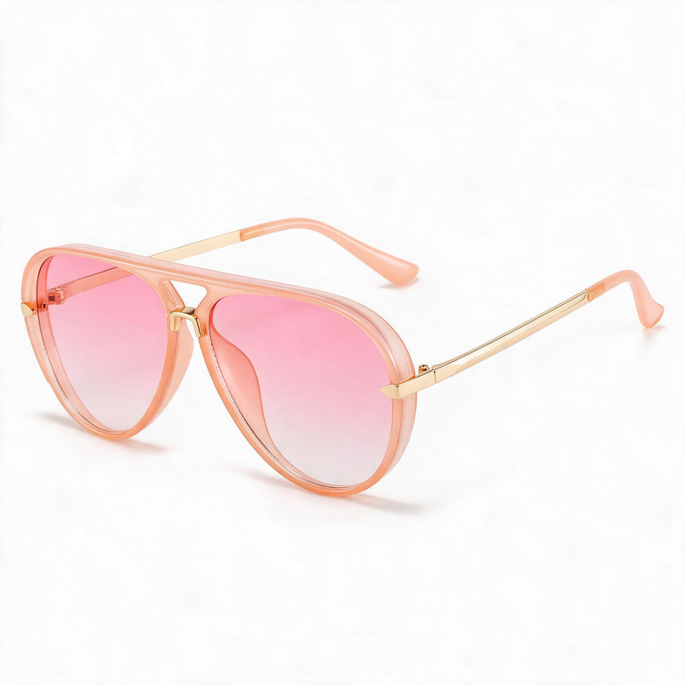 Damen Flieger-Sonnenbrille mit modernem Metallrahmen und UV-Schutz Karnz