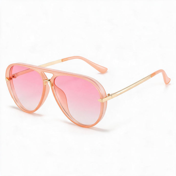 Damen Flieger-Sonnenbrille mit modernem Metallrahmen und UV-Schutz Karnz