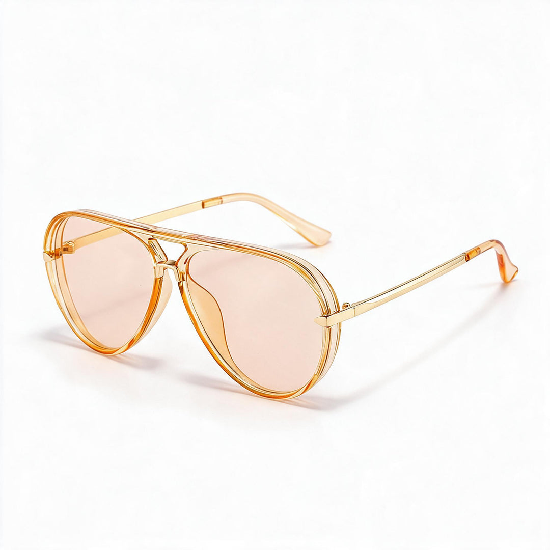 Damen Flieger-Sonnenbrille mit modernem Metallrahmen und UV-Schutz Karnz