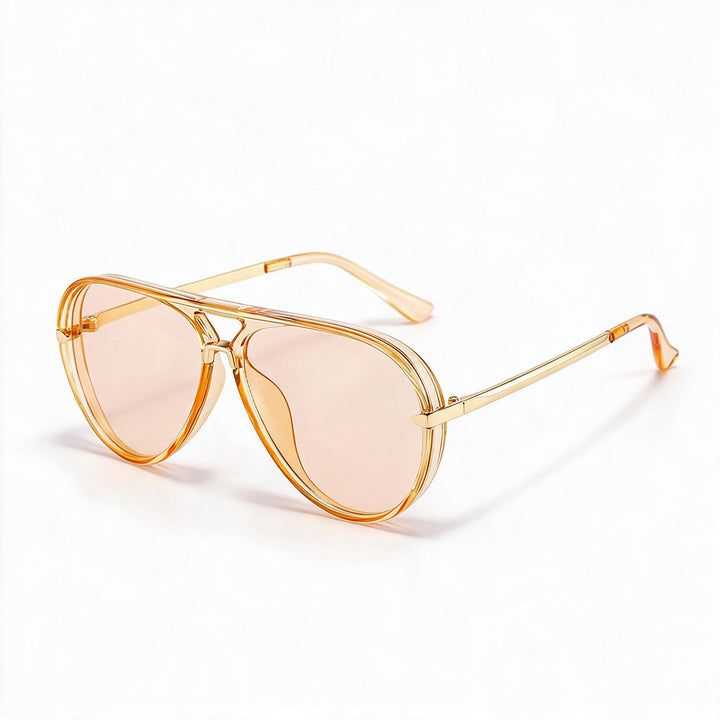 Damen Flieger-Sonnenbrille mit modernem Metallrahmen und UV-Schutz Karnz