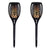 2 PCS Solar LED Taschenlampe Tanzflamme Edition | Karnz