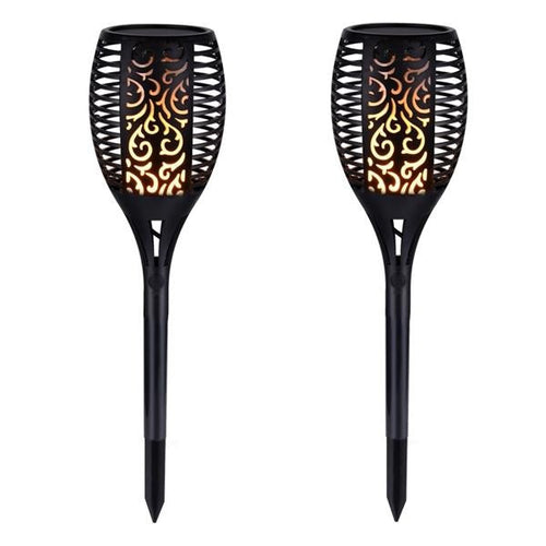 2 PCS Solar LED Taschenlampe Tanzflamme Edition | Karnz