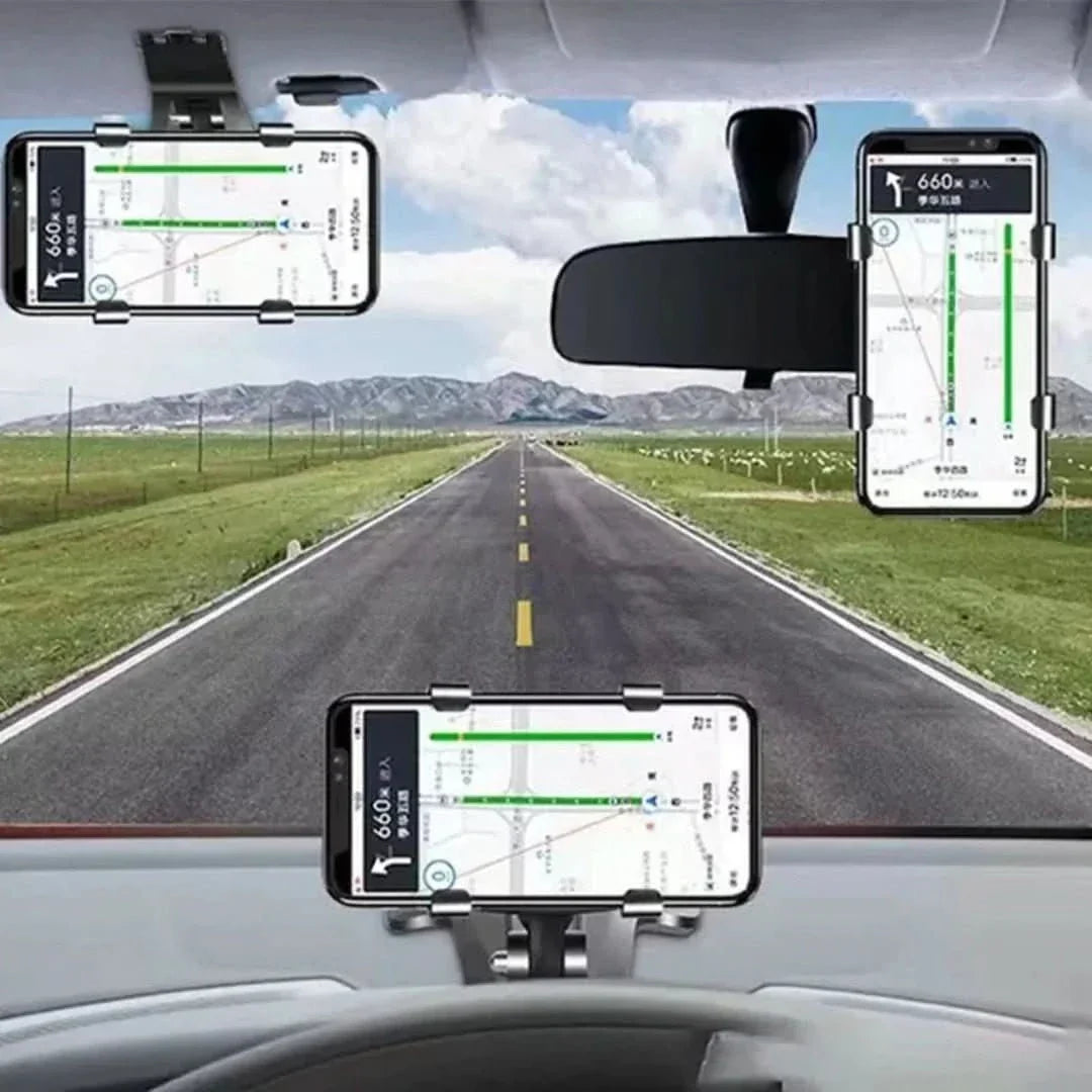 Universeller drehbarer Handyhalter für das Auto – Sichere und freihändige Navigation | Karnz