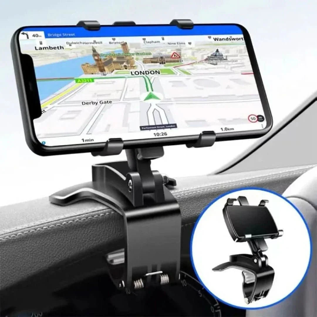 Universal drehbarer Handyhalter für das Auto – Sichere und freihändige Navigation | Karnz