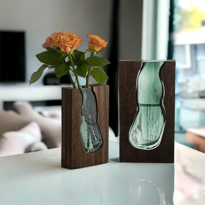 Nordische Live-Edge-Vase Karnz