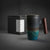 Karnz | TeaCraft Ceramic Mug | Handcrafted | With Tea Filter and Wooden Handle | Retro Design