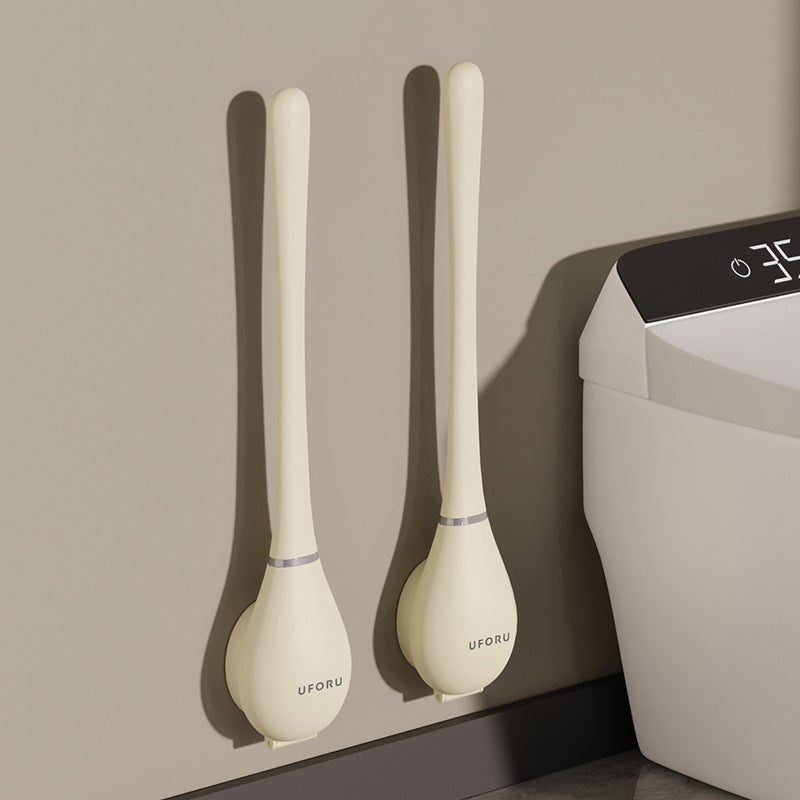 🔥Moderne flexible Silikon-Toilettenbürste