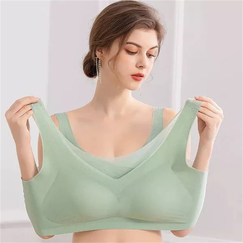 Karnz | Damen Ultra-Dünnes Plus Size Eis Seide Komfort-BH