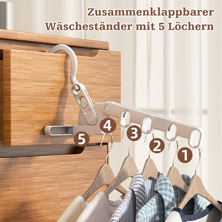 Tragbarer faltbarer Reise-Kleiderbügel | Karnz