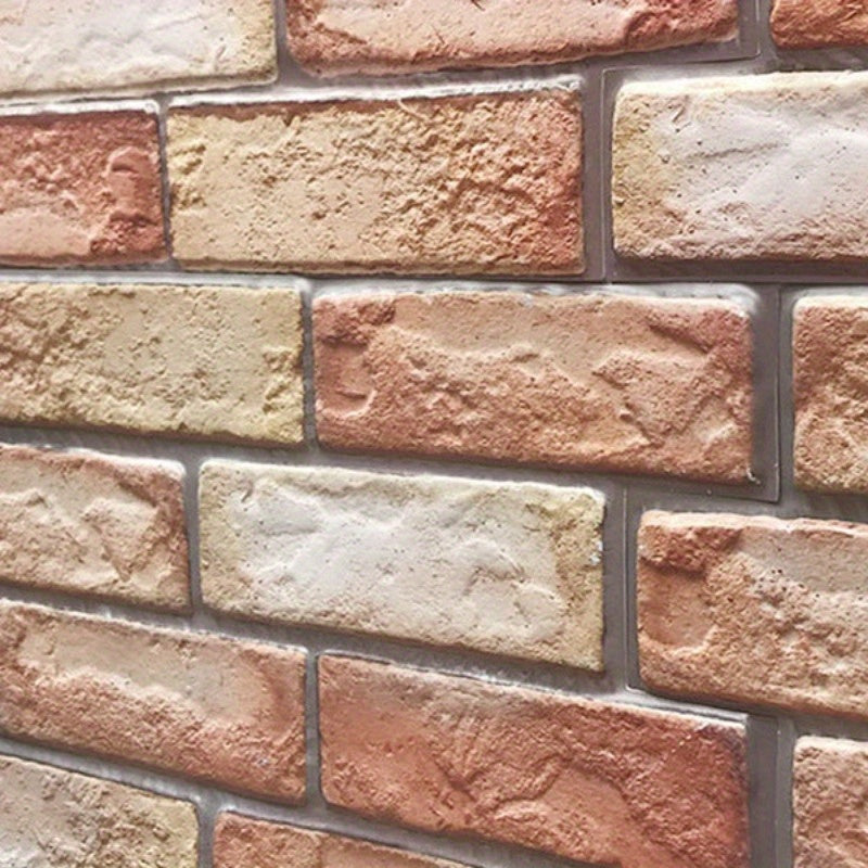Selbstklebende 3D-Wandpaneele mit Stein- und Holztextur | Karnz